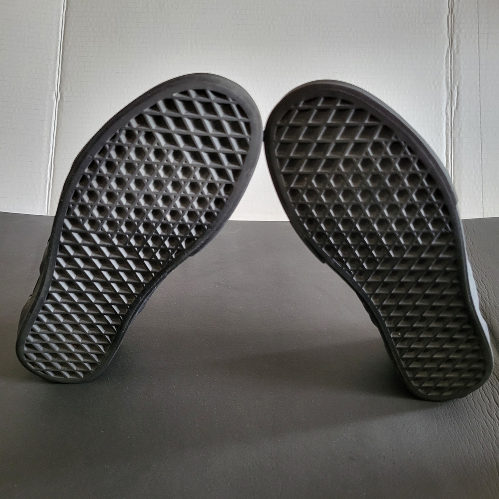 Vans Luxe Black Velvet Slip-Ons - Picture 7 of 8